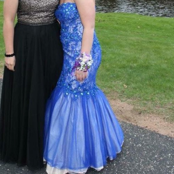 Dresses & Skirts - Mori Lee blue Prom Dress